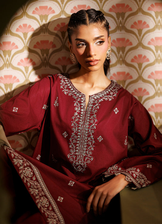 Embroidered 3 PC Suit