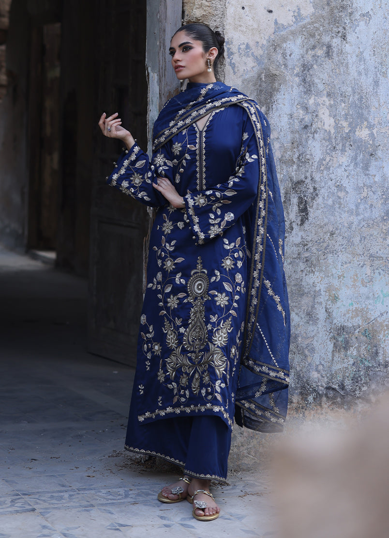 3 PC Embroidered Suit