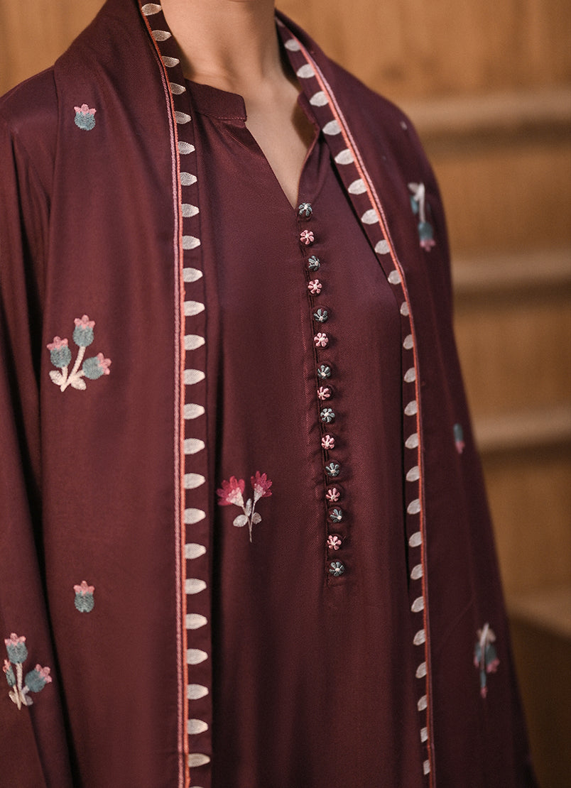 3 PC Embroidered Suit