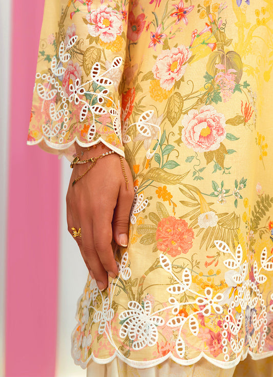 Printed Embroidered CO-ORD Set