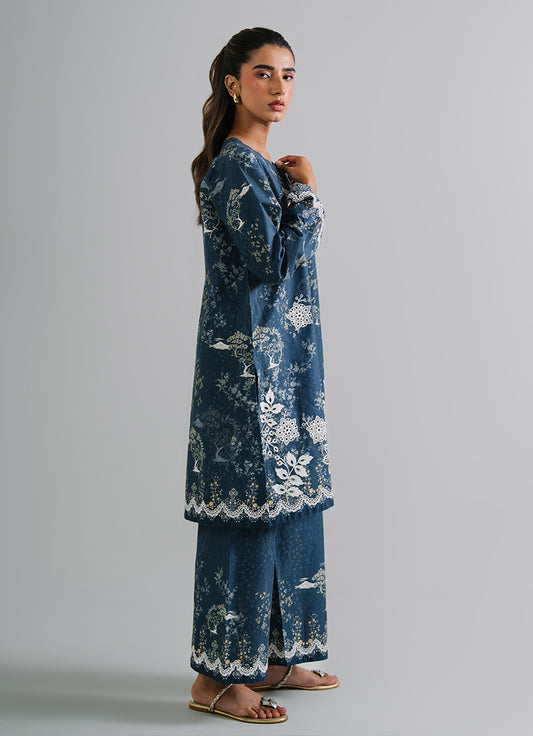 Printed Embroidered CO-ORD Set