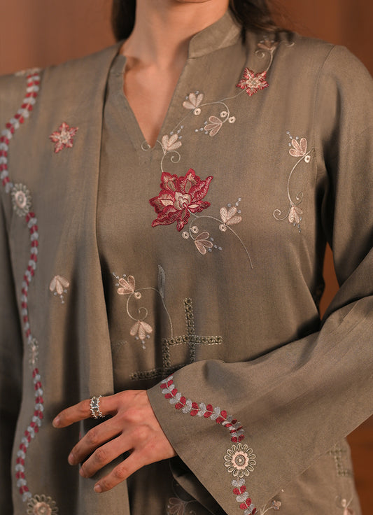 3 PC Embroidered Suit