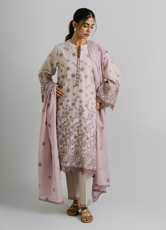3 PC Embroidered Suit
