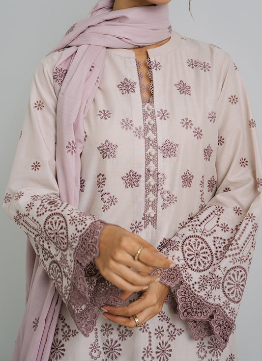 3 PC Embroidered Suit