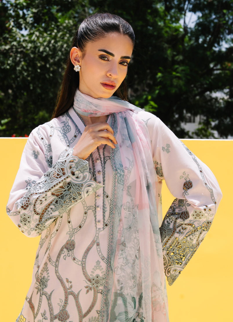 Embroidered 3 PC Suit