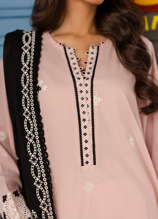 Embroidered 3 PC Suit