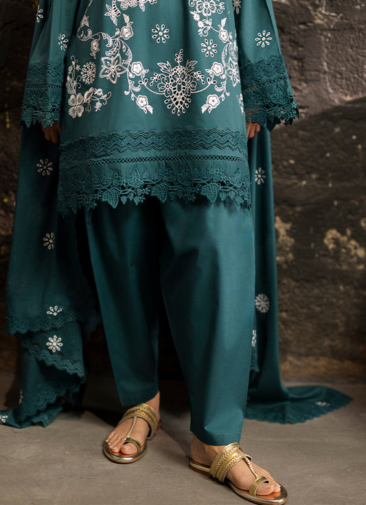 Embroidered 3 PC Suit