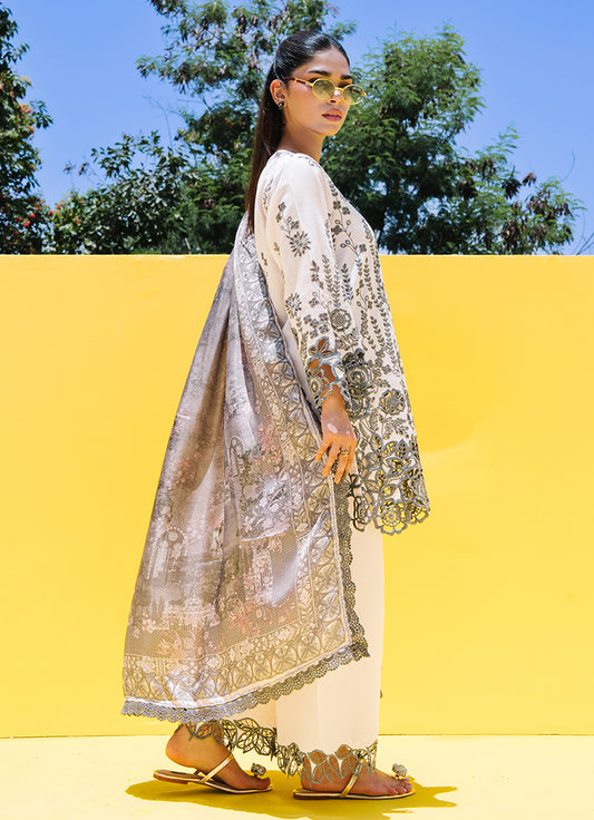 Embroidered 3 PC Suit