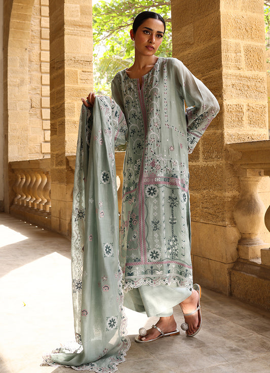 3 PC Embroidered Suit