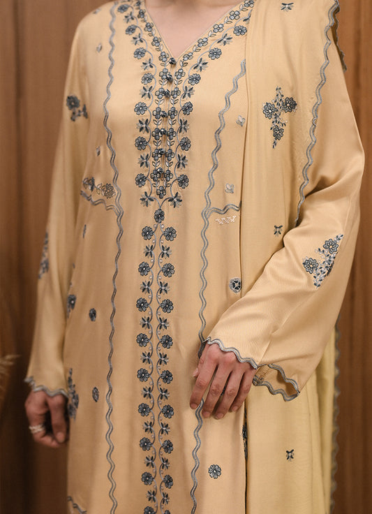 3 PC Embroidered Suit