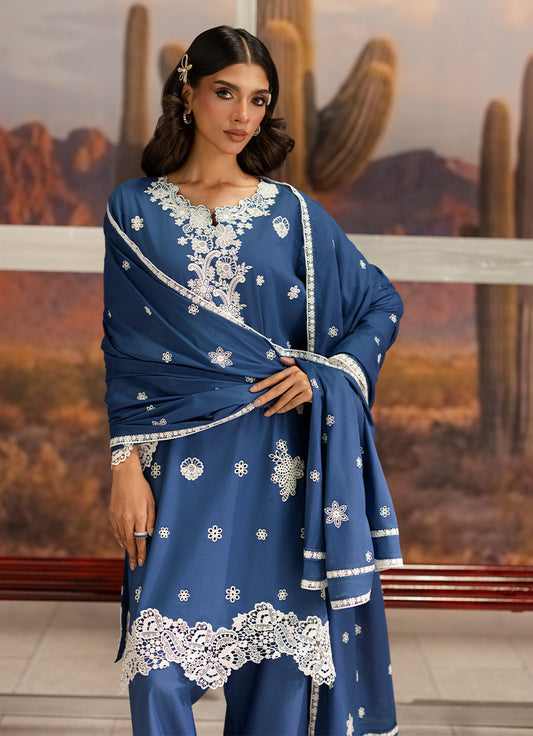 Embroidered 3 PC Suit