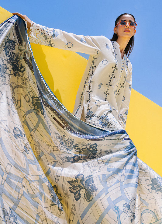 Embroidered 3 PC Suit