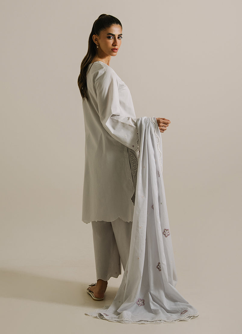 3PC Embroidered Suit