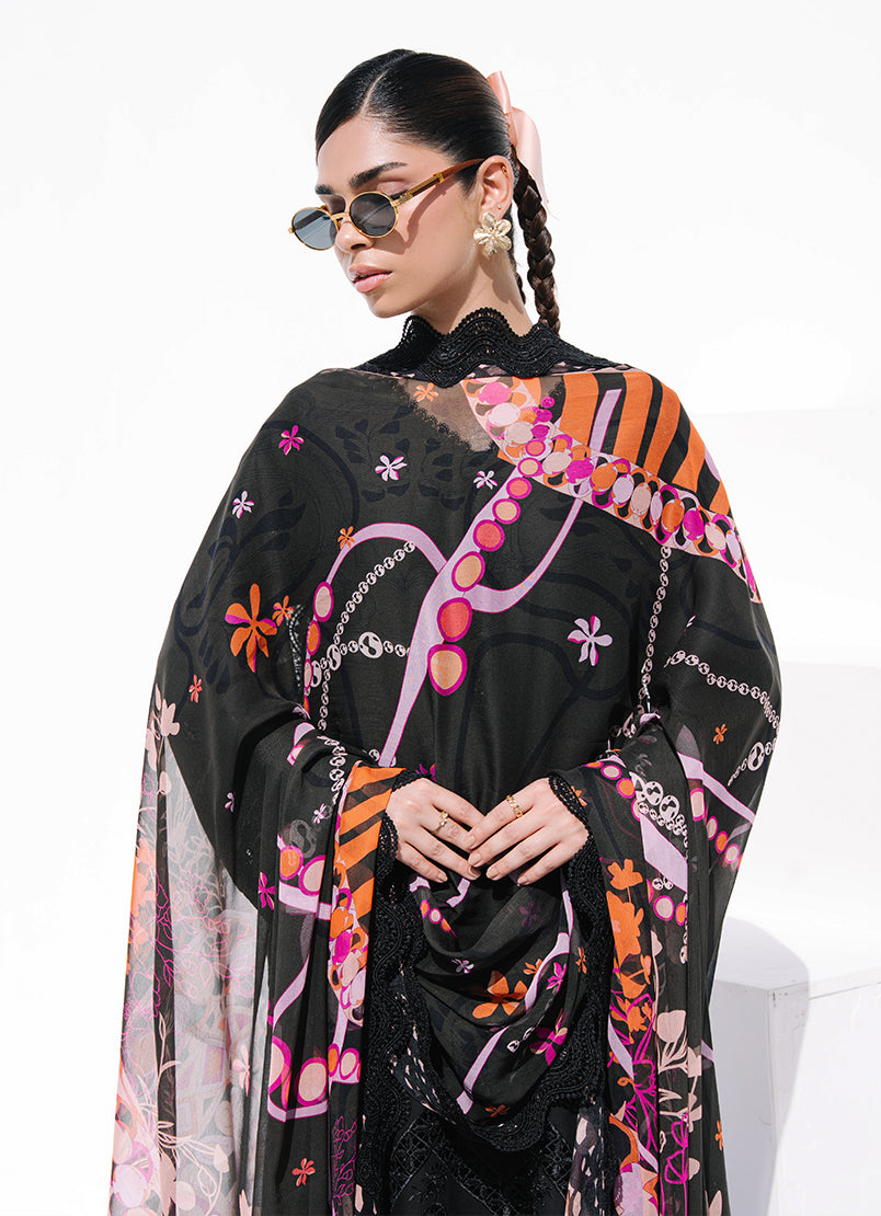Embroidered 3 PC Suit