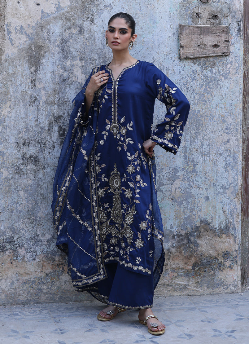 3 PC Embroidered Suit