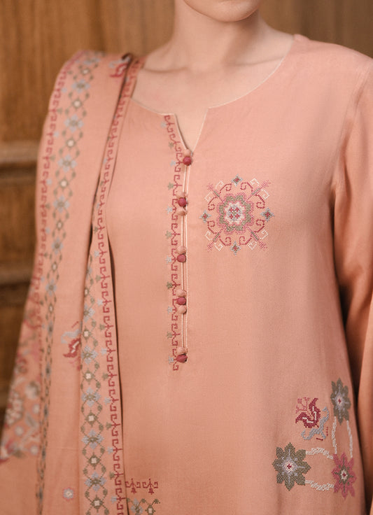 3 PC Embroidered Suit