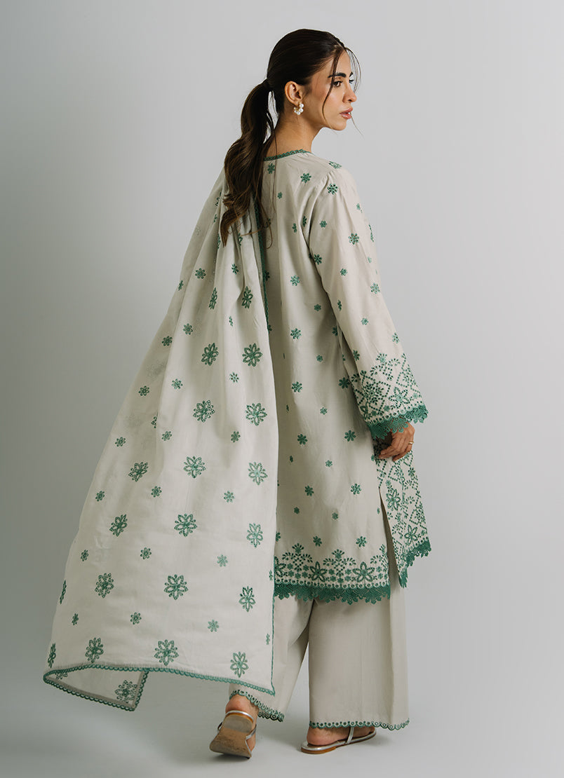 3 PC Embroidered Suit