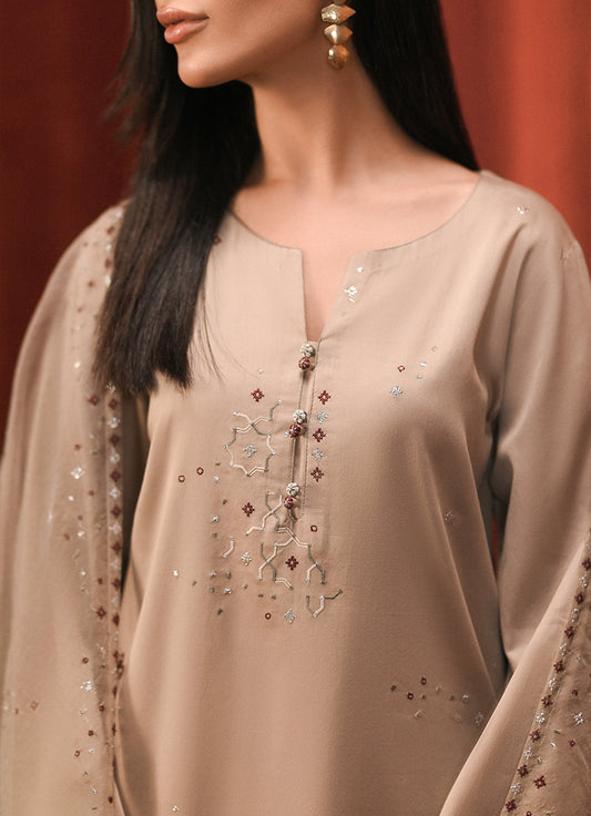 3 PC Embroidered Suit