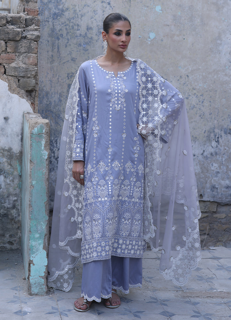 3 PC Embroidered Suit