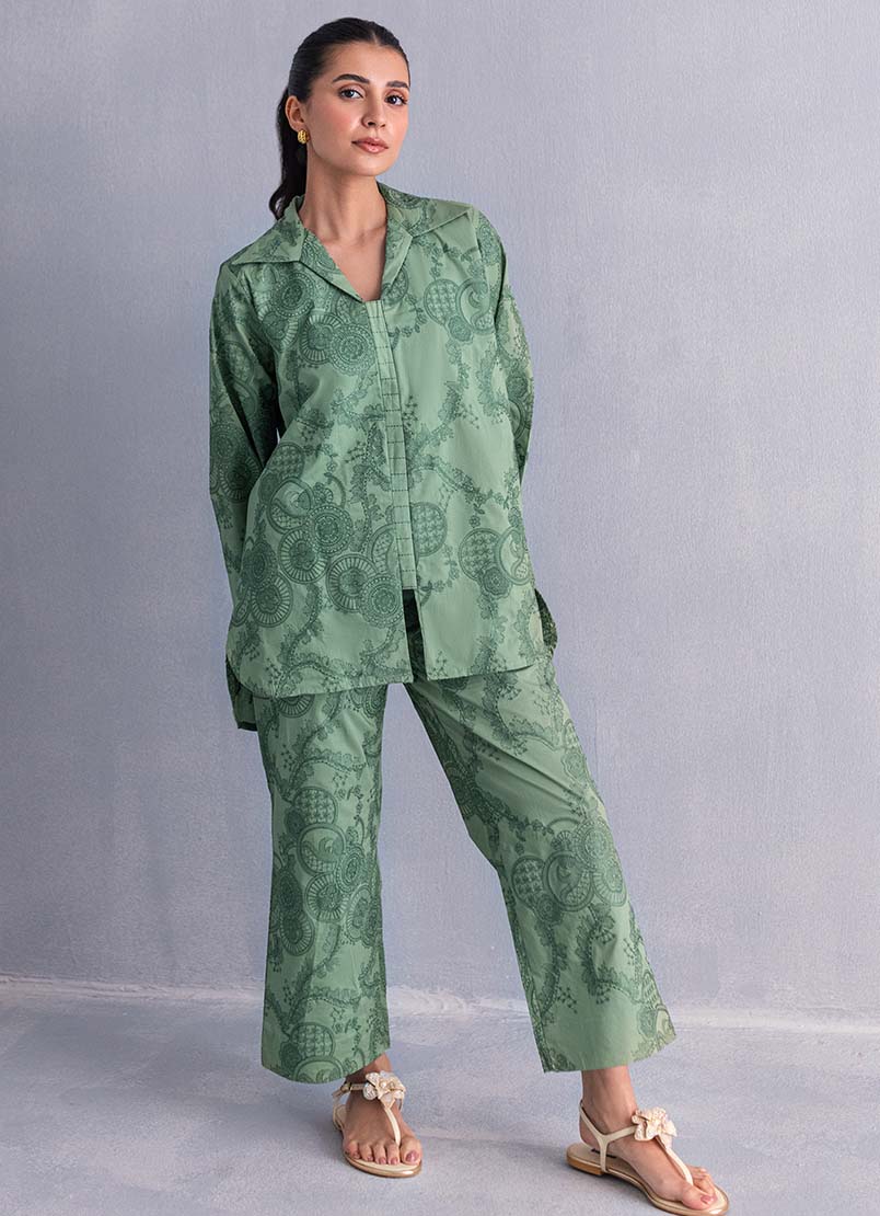 green-co-ord-set
