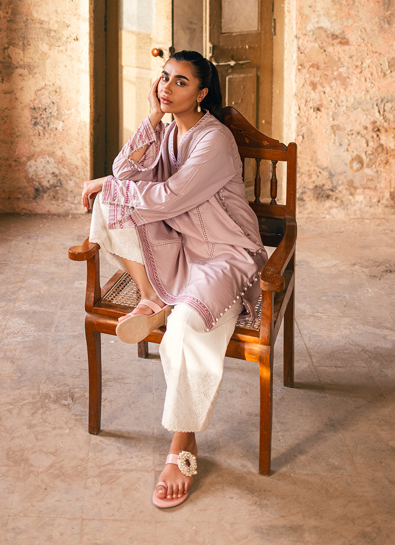 mauve-kurta