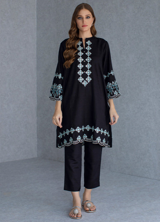 2 PC Embroidered Suit - 2 Piece - Stitched