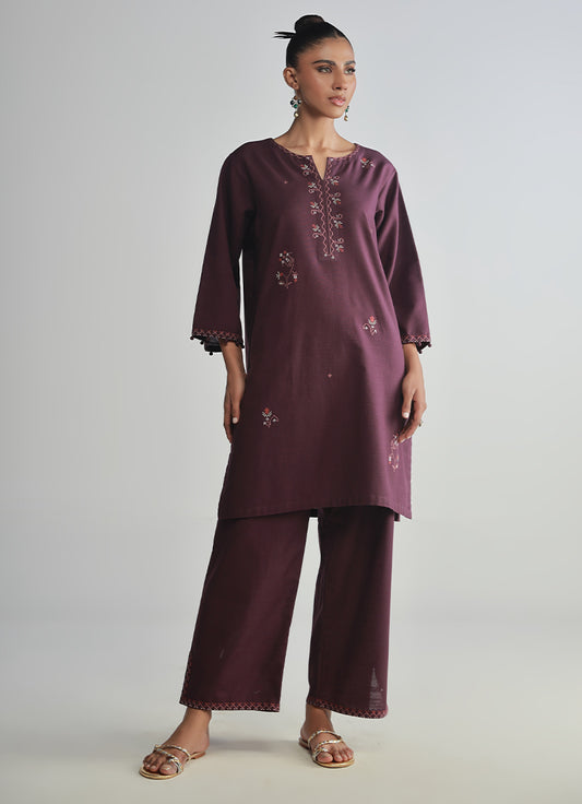 Khaddar Embroidered CO-ORD Set