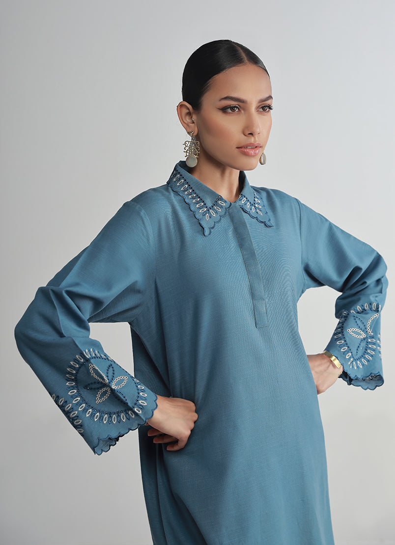 Khaddar Embroidered CO-ORD Set