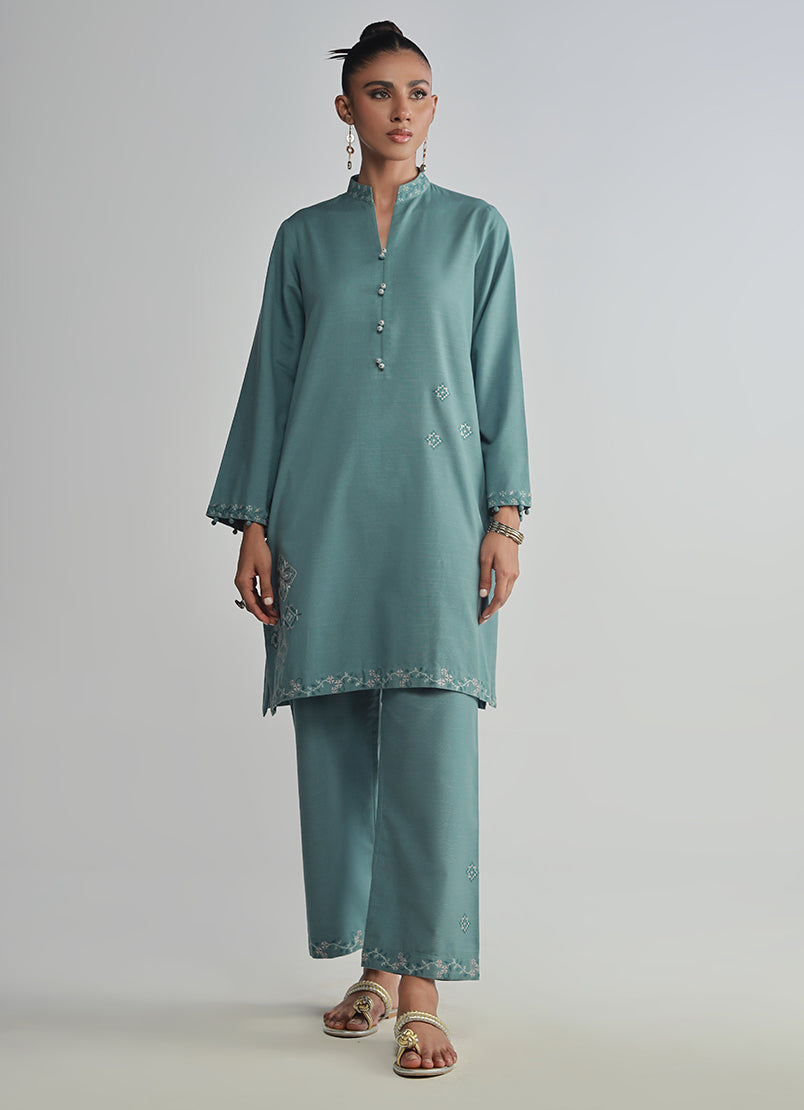 khaddar-embroidered-co-ord-set