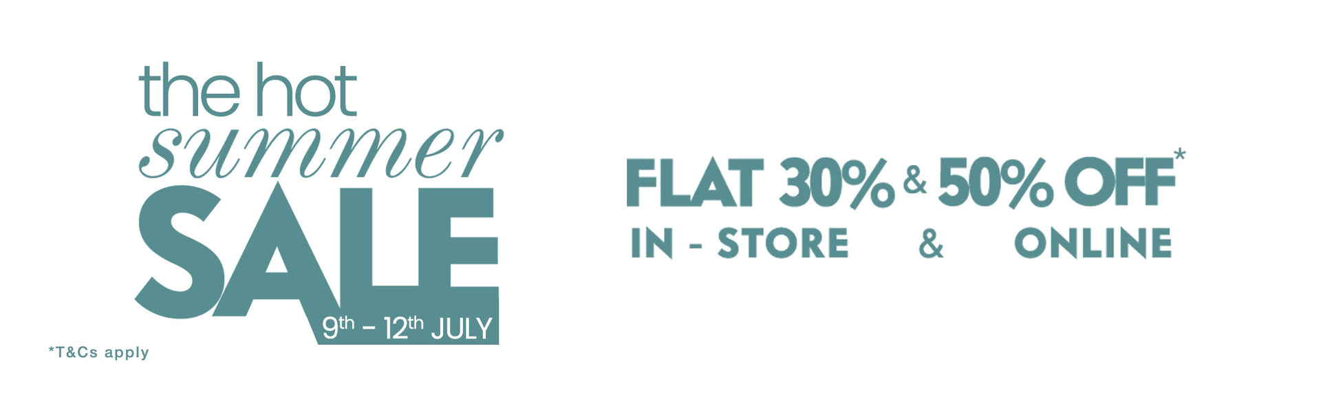 THE HOT SUMMER SALE